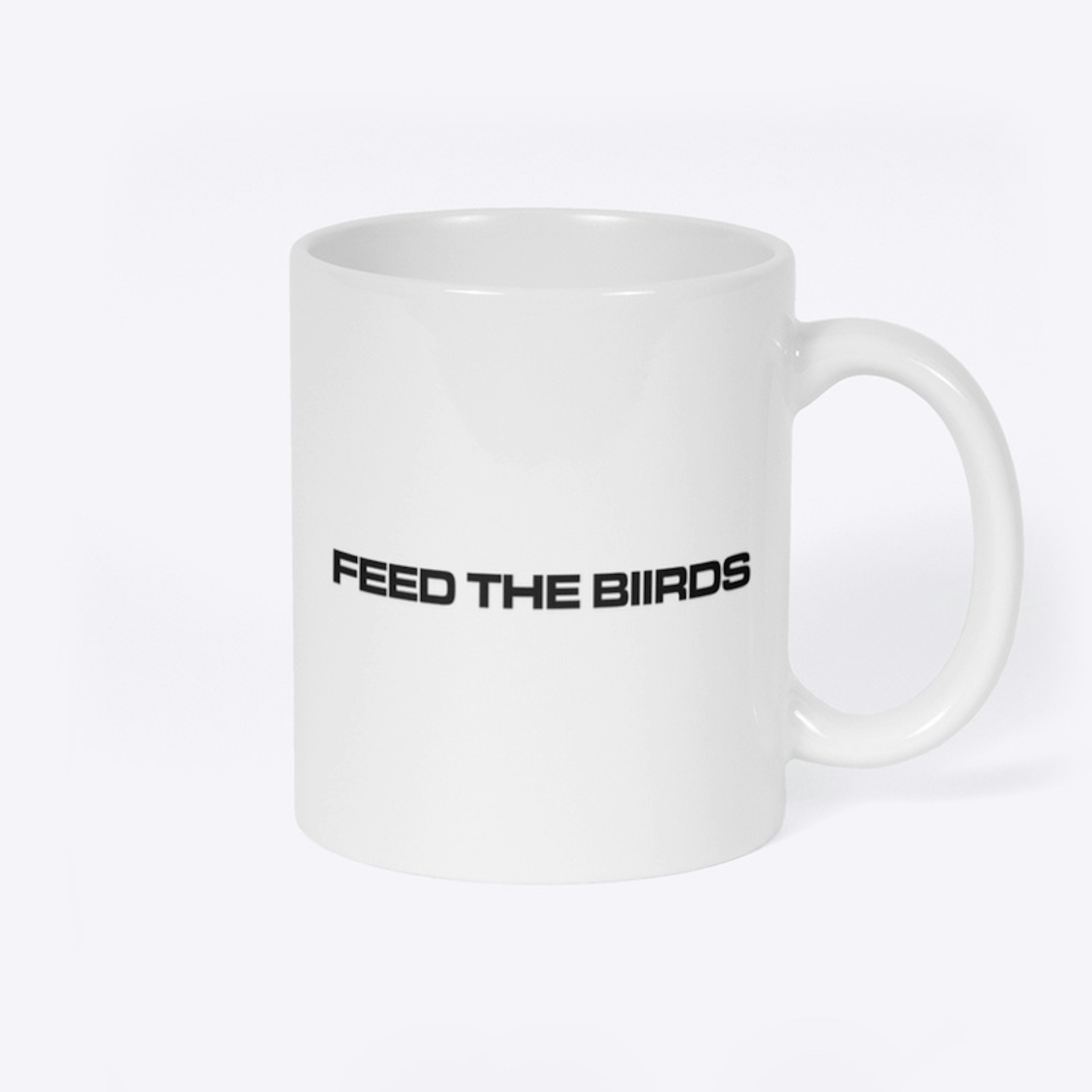 Feed The Biirds Playing Card Mug